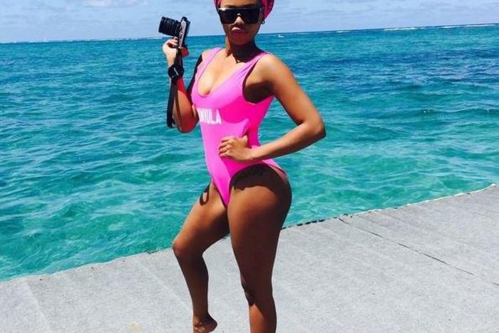 Bonang Matheba slays in pink