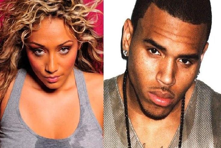 Nia Guzman and Chris Brown