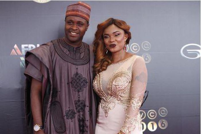 Femi Adebayo and Iyabo Ojo at the 2016 AMVCA