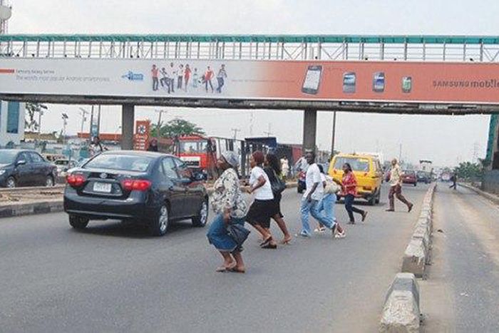 Govt counsels residents on regular use of pedestrian bridges.