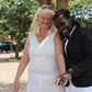 Guvnor Ace and wife, Mona Lisa Larsson on their wedding day