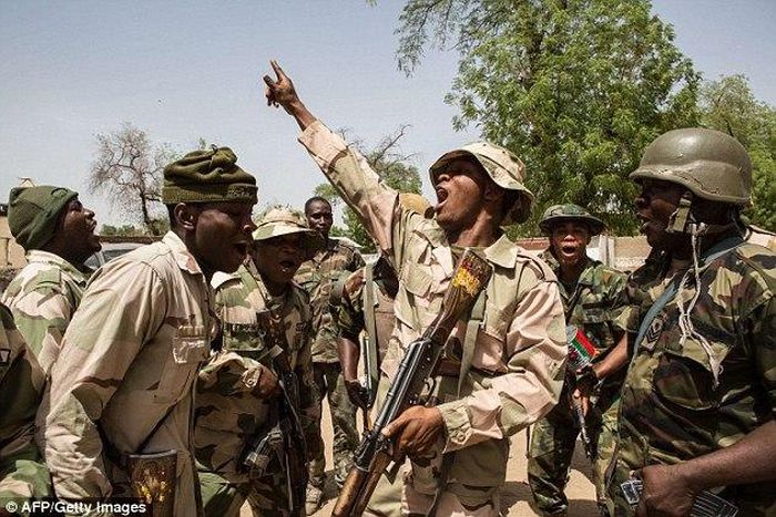 Troops waging war against Boko Haram