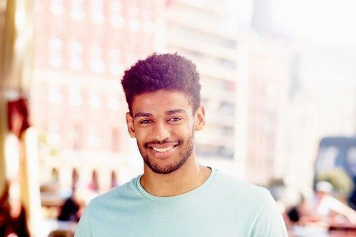 Stylish black man
