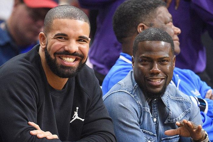 Drake and Kevin Hart