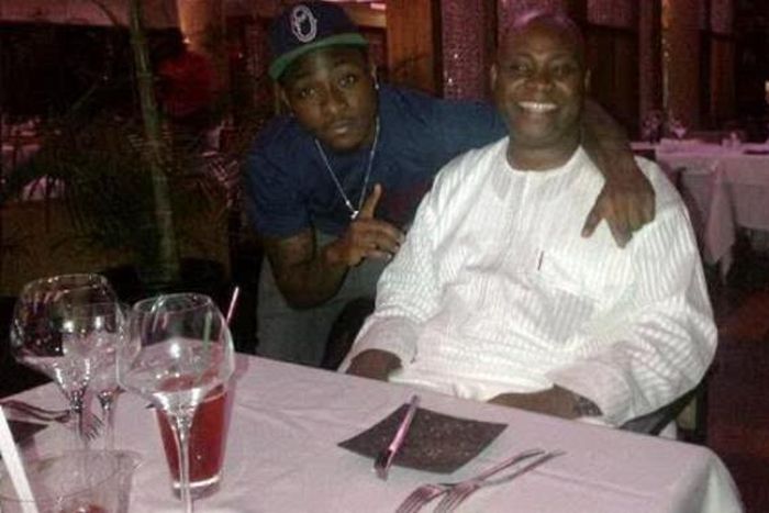 Davido and his dad, Deji Adeleke