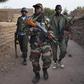 Malian soldiers patrol in the village of Kadji March 1, 2013. REUTERS/Joe Penney
