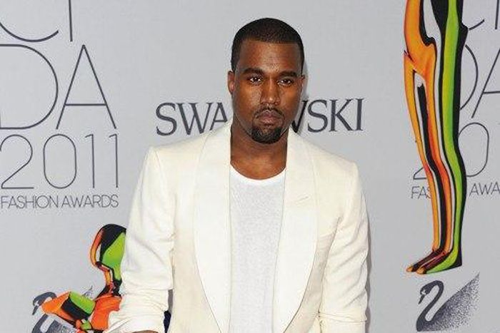 Kanye West wearing jeans