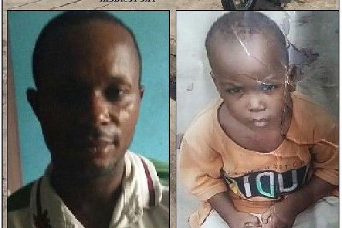 Godwin Onyeisi and his missing daughter, Success