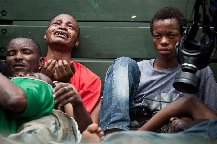 Opposition supporters protest after Congo restricts public meetings