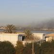 Smoke rises after an airstrike hit Maitiga airport early Thursday morning, in Tripoli March 5, 2015. REUTERS/Hani Amara