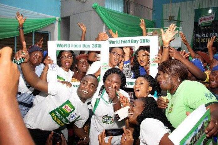 Omotola Ekeinde at the  Knorr‘s World Food Day.