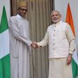 President Muhammadu Buhari meets with Indian Prime Minister, Narendra Modi