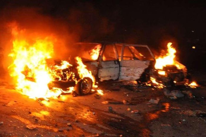 Rescuers say more than 49 people may have died.