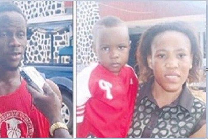 The dumb crook, Nicholas Nwabueze with Ifeoma and Somtochukwu