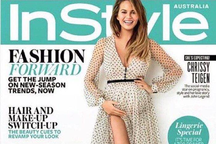 Chrissy Teigen covers InStyle Australia Magazine