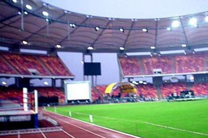 Hoodlums vandalise new Jos Stadium.
