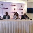 Audu Maikori, M.I Abaga, Mo Abudu at the announcement of ‘Chocolate City Unsigned’.