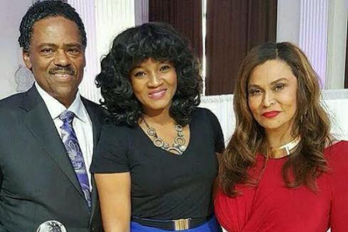 Omotola, Tina Knowles & Richard Lawson