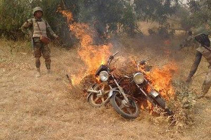 Soldiers destroy Boko Haram's spiritual base in Borno State