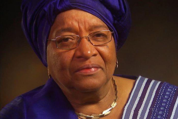 Liberian President, Ellen Johnson Sirleaf.