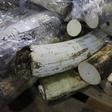 More than 500 pieces of ivory tusks are displayed after being seized by the Customs and Excise Department in Hong Kong November 16, 2012. REUTERS/Bobby Yip