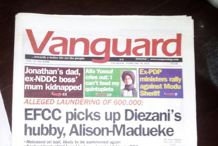 Vanguard newspaper