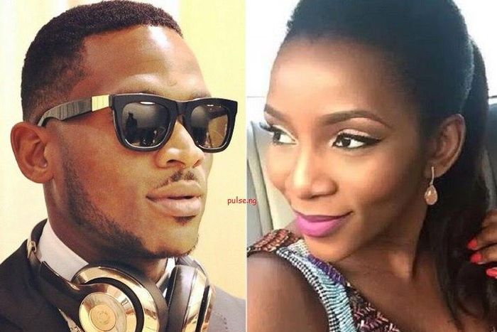 D'banj and Genevieve Nnaji