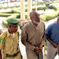 PDP spokesman, Olisa Metuh arrives Abuja court in handcuffs on January 19, 2016.