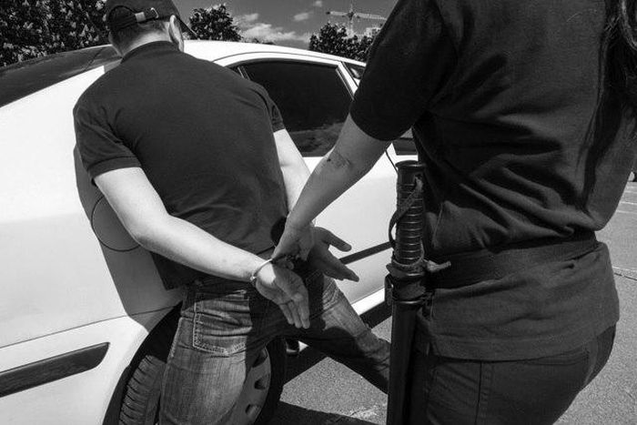 Arrested traffic offender