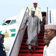 President Muhammadu Buhari arriving Abuja from Qatar on Monday, February 29.