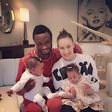 John Obi Mikel and his girlfriend, Olga Diyachenko show off their beautiful twin daughters