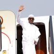 President leaves Nigeria for Egypt.