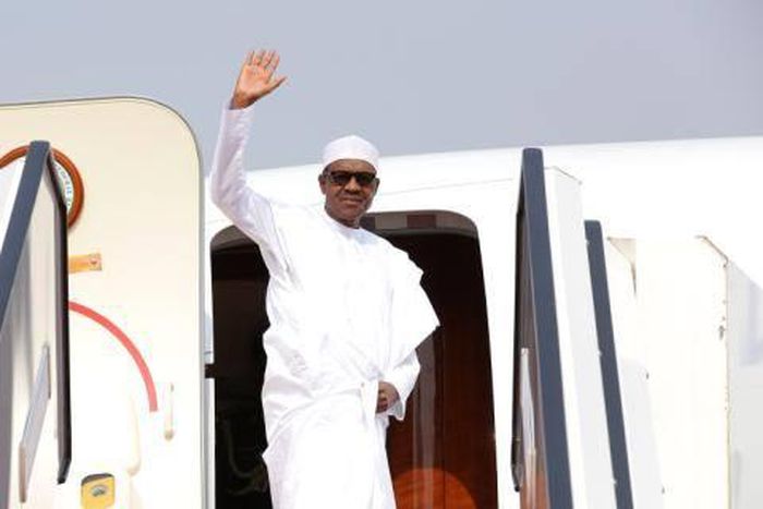 President leaves Nigeria for Egypt.
