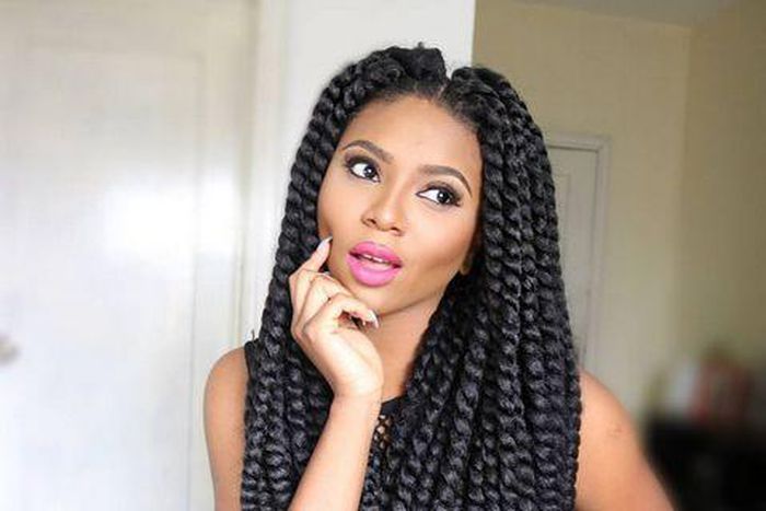Stephanie Coker rocks the crotchet trend