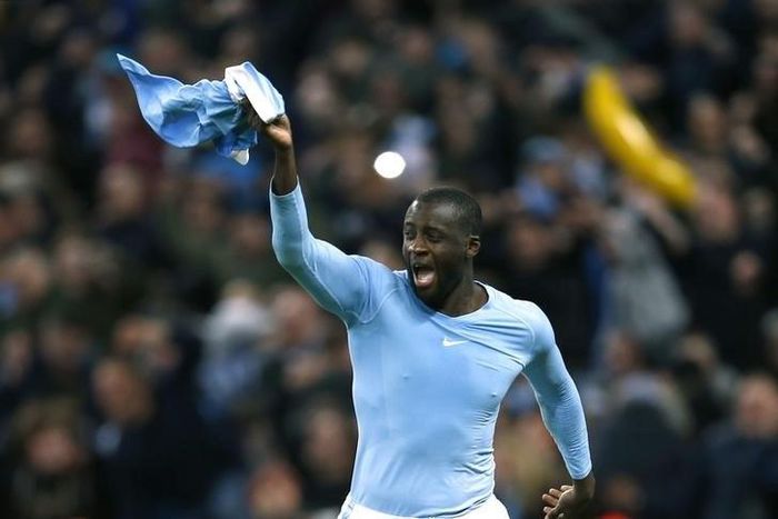 Manchester City's Yaya Toure celebrates scoring the winning penalty in the penalty shootout Reuters / Eddie Keogh Livepic EDITORIAL USE ONLY. No use with unauthorized audio, video, data, fixture lists, club/league logos or "live" services. Online in-ma...