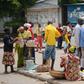 Vendors sell their merchandise and fruits at a bus terminal in Burundi's capital Bujumbura, January 29, 2016. REUTERS/Evrard Ngendakumana