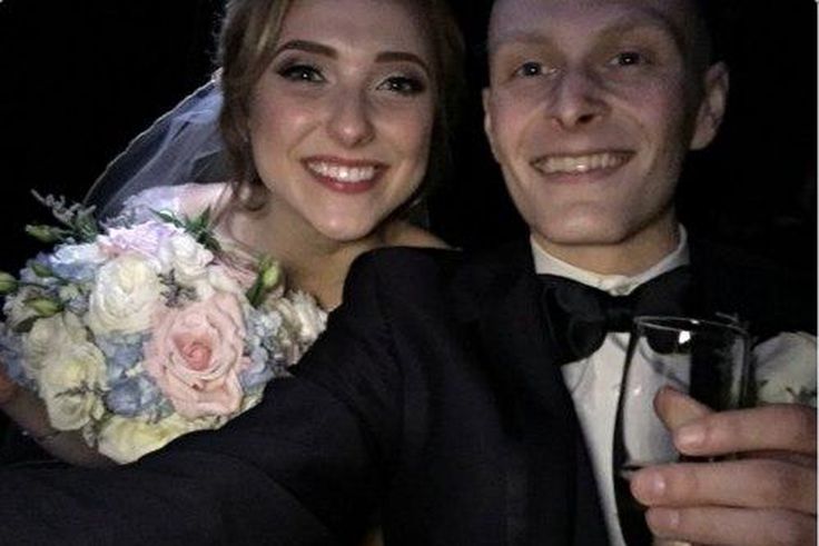 18-yr-old Luke Blanock from Pennsylvania wed his highschool sweetheart, Natalie Britvich