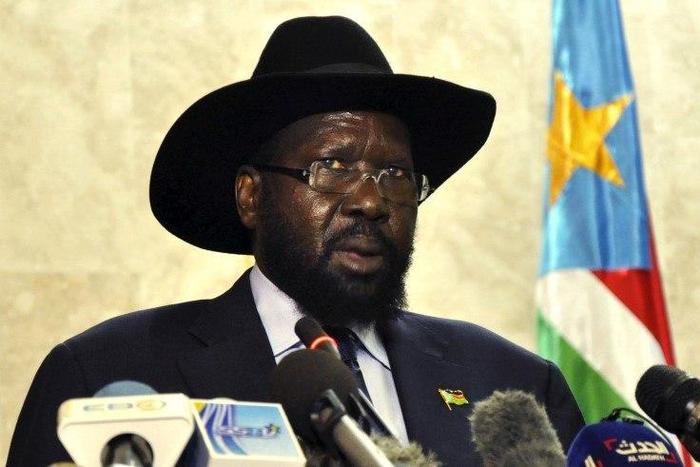 South Sudan's President Salva Kiir addresses the nation at the South Sudan National Parliament in Juba, November 18, 2015. REUTERS/Jok Solomun