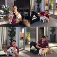 Alexis Sanchez relaxes with his cute dogs