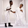 Yemi Alade and Selebobo on set of 'Na gode'