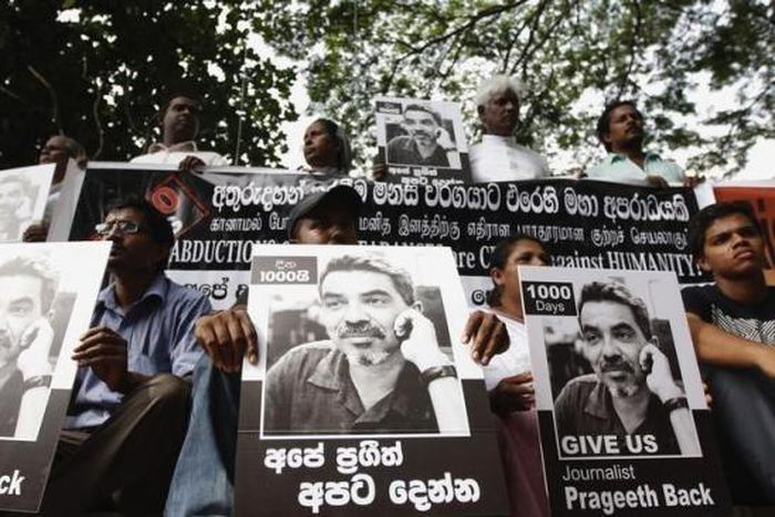 Sri Lanka detains soldiers in case of missing cartoonist