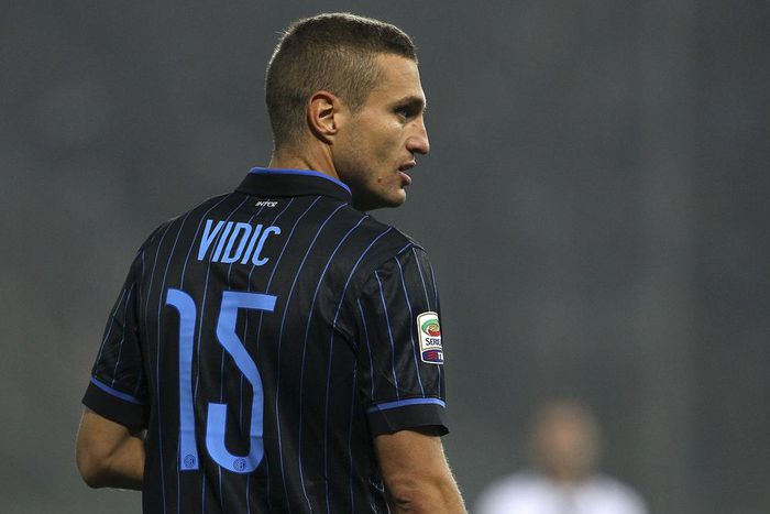 Nemanja Vidic leaves Inter Milan