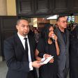 Ben Murray-Bruce and family at the funeral