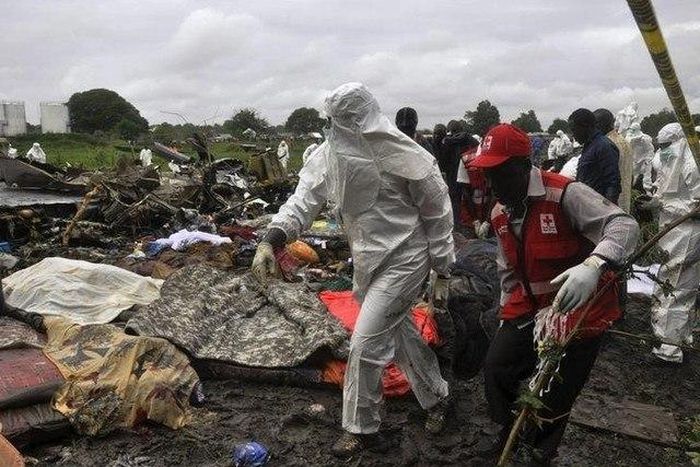 Plane crashes in South Sudan, witnesses say dozens killed