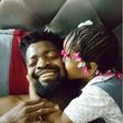 Basketmouth and his daughter.