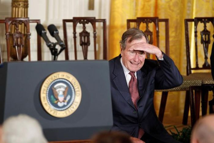 Former President George H.W. Bush raps Cheney, Rumsfeld in biography