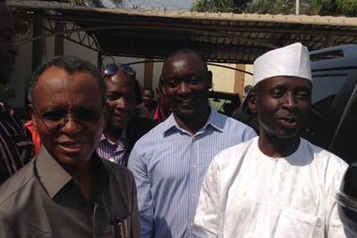 Kaduna State governor, Nasir El-Rufai and his deputy, Barnabas Bala