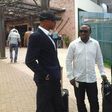 Sunday Oliseh and his assistant Jean Francois Losciuto as Super Eagles Team B arrive Kigali for Africa Nations Championship