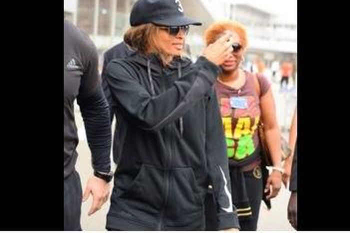 Ciara arrives Nigeria