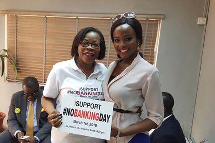 Sola Salako and supporter